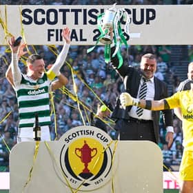 Former Celtic boss Ange Postecoglou has named two members of his Hoops' squad as the best he's ever managed. Cr: SNS Group.