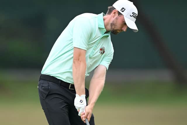 Cameron Adam pictured in action during last week’s Magical Kenya Open at Karen Country Club in Nairobi