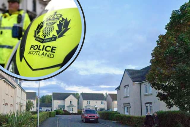 The incident happened in Suthren Yett, Prestonpans between 2am and 3am on Sunday, February 22