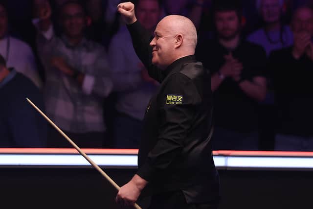 John Higgins won his first game at the Welsh Open snooker.