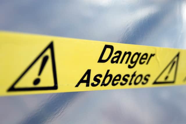 Asbestos fibres can be released if they are damaged or disturbed, for example during drilling or maintenance work