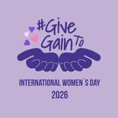 The theme of International Women's Day 2026 is 'Give to Gain'. 