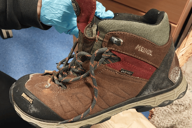 Police hope the unusual boot, which were only sold by two retailers in the UK, could help efforts to identify the woman