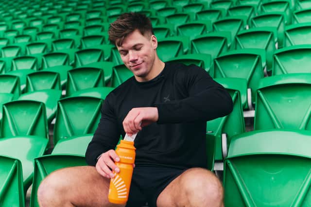 Huw Jones says the MOVE supplements he takes helped him recover from injury.