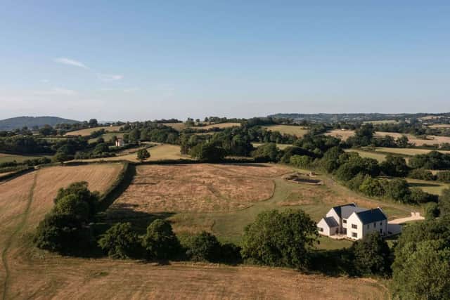 The house is set in 7.5 acres of Dorset countryside