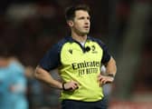 Scottish referee Sam Grove-White has been called up to the officiating team for Italy v England in the Six Nations this weekend. (Photo by David Rogers/Getty Images)