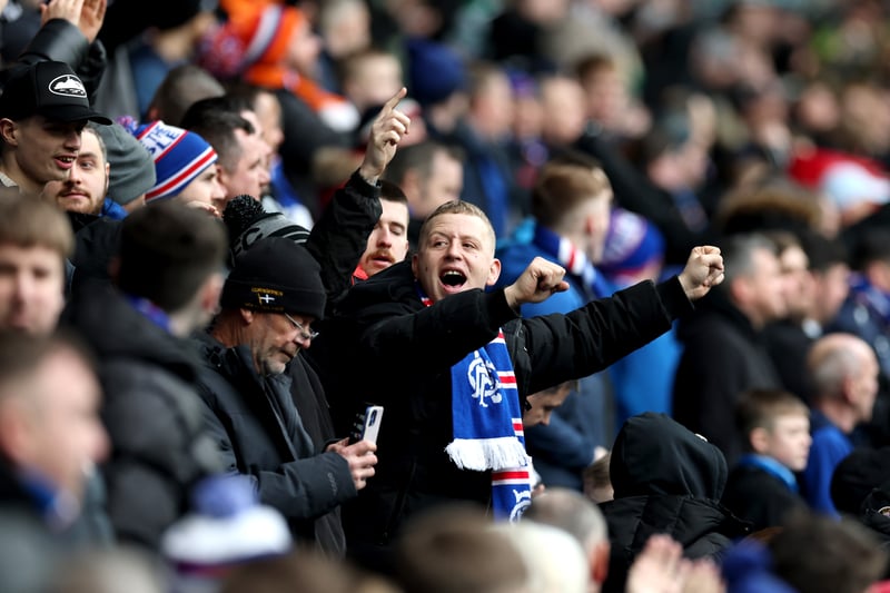 25 brilliant fan photos from Rangers v Celtic as 50,129 watch ...