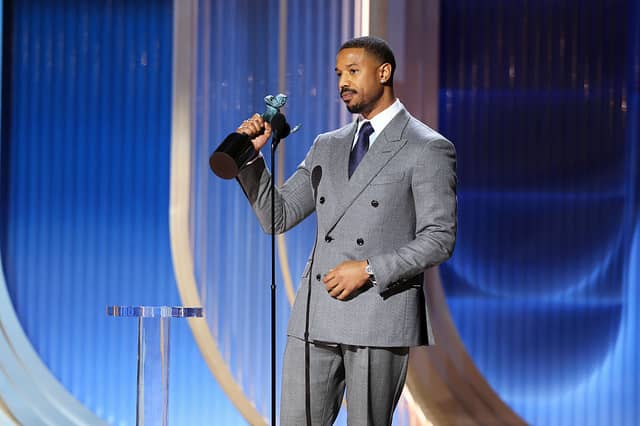 Michael B. Jordan won best leading actor at the SAG Awards.