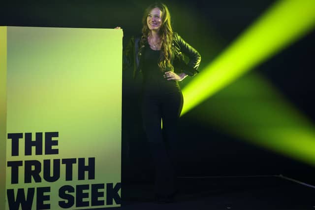 Festival Director Nicola Benedetti at the programme launch for the Edinburgh International Festival in 2025.