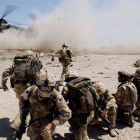 British troops near the southern Iraqi city of Basra in 2004 (Picture: Giles Penfound/British Army)