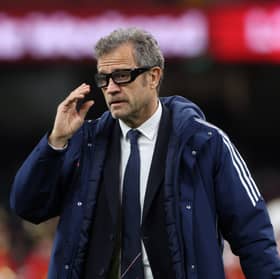 Fabien Galthie, head coach of France, has criticised the facilities at Murrayfield ahead of the Six Nations match against Scotland this weekend. (Photo by David Rogers/Getty Images)