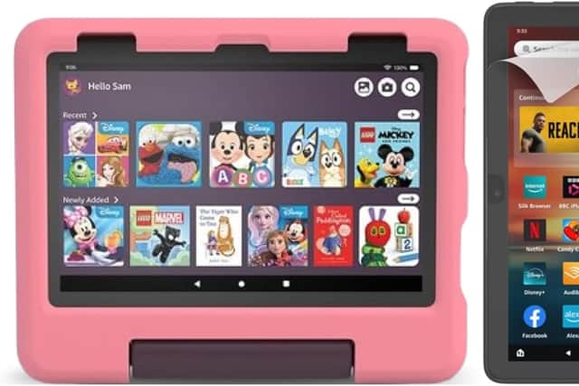 Amazon Fire HD 8 Kids Tablet + Case + Screen Protectors + Amazon Kids+ Subscription