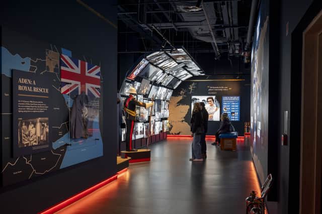 The yacht's visitor centre opened in May last year