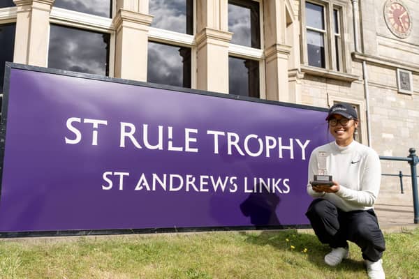 England’s Davina Xanh won last year’s St Rule Trophy at St Andrews