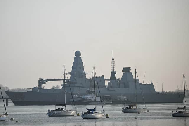 HMS Dragon is not now expected to sail to Cyprus to help protect the British air base there until next week (Picture: Justin Tallis)