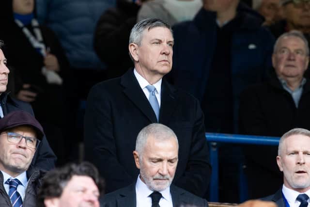 Rangers chairman Andrew Cavenagh during the Scottish Cup quarter-final against Celtic at Ibrox. (Photo by Alan Harvey / SNS Group)