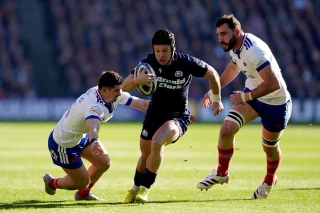 Scotland scored seven tries against France, with Darcy Graham bagging two.