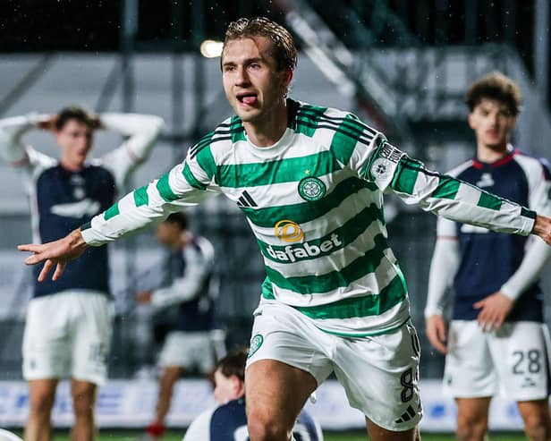 Celtic's Benjamin Nygren has been tipped to make a major impact in the English Premier League. Cr: SNS Group.
