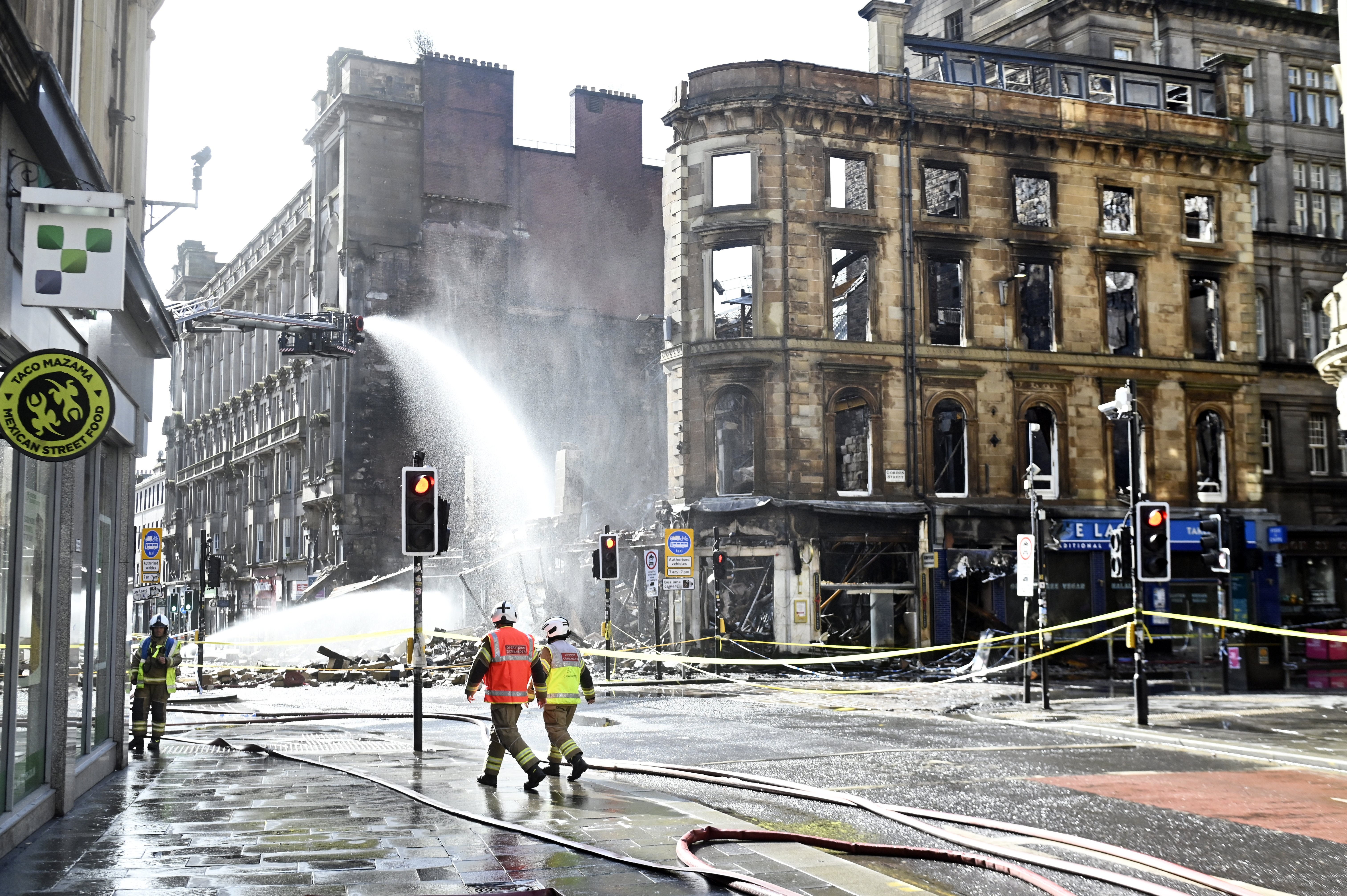 Plan to partially re-open Glasgow Central Station if threat from fire ...