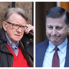 Peter Mandelson and Scottish Secretary Douglas Alexander