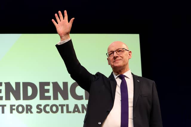 First Minister John Swinney
