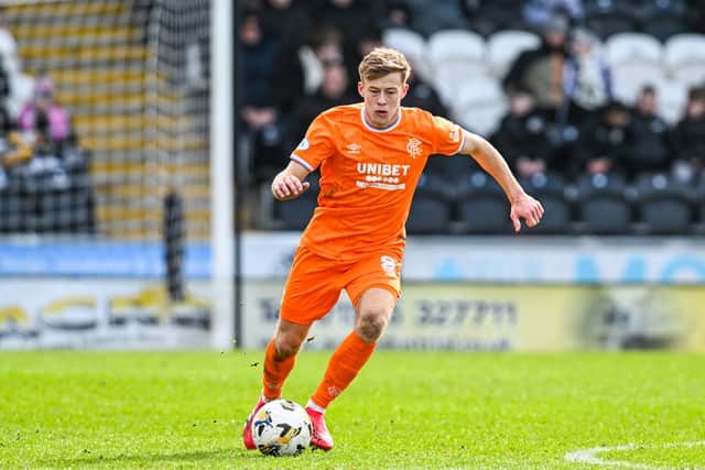 Connor Barron returned from injury for Rangers.