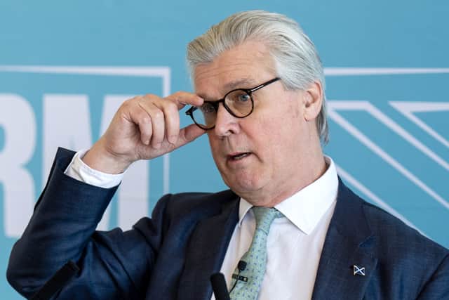 Reform UK leader in Scotland, Malcolm Offord