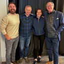 Martin Compston, Robert Carlyle, Vicky McClure and Adrian Dunbar at the read through for Line of Duty series 7. 
