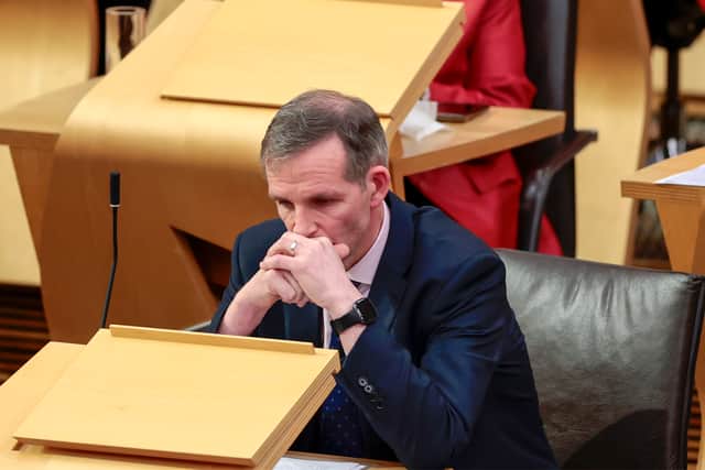 Liam McArthur, pictured in the Scottish Parliament on Tuesday evening