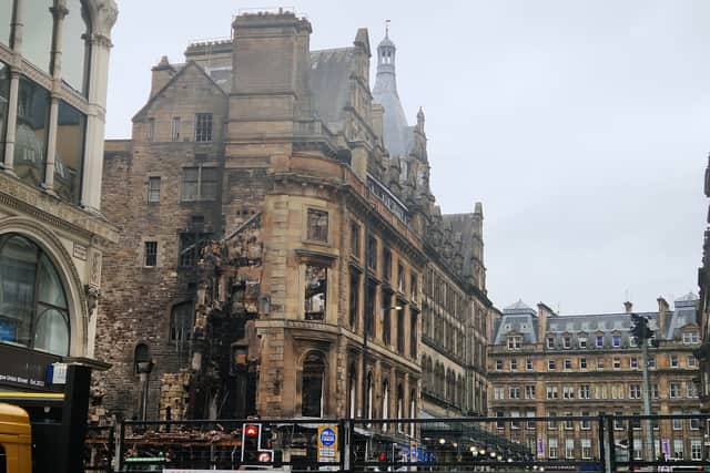 The aftermath of the Union Street fire. Picture taken on Tuesday, March 17.