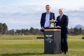 Genesis Scottish Open tournament director Rory Colville, left, and Scottish Government Business Minister Richard Lochhead pictured at The Renaissance Club in East Lothian on Wednesday 