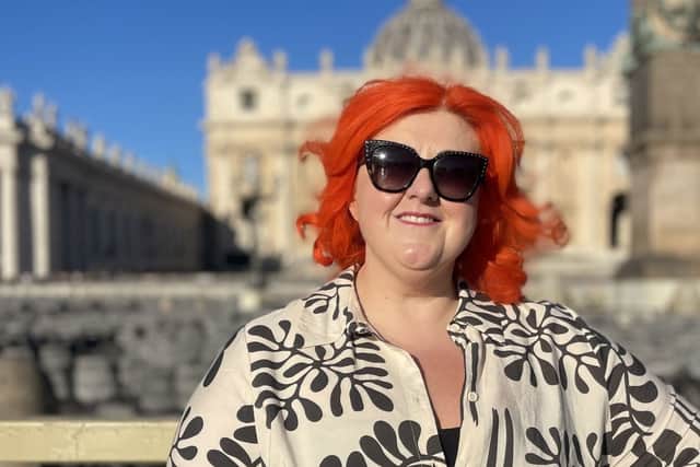 Michelle McManus in Rome.