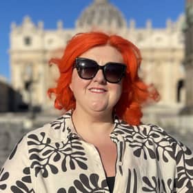 Michelle McManus in Rome.