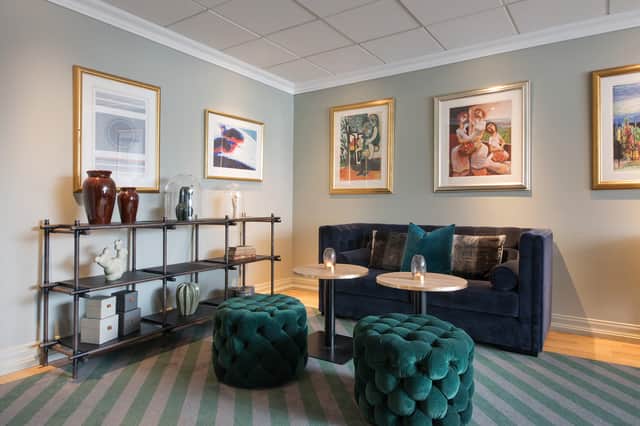 The lobby/reception area in the Scandic Neptun, one of the chain's eight hotels in the city.