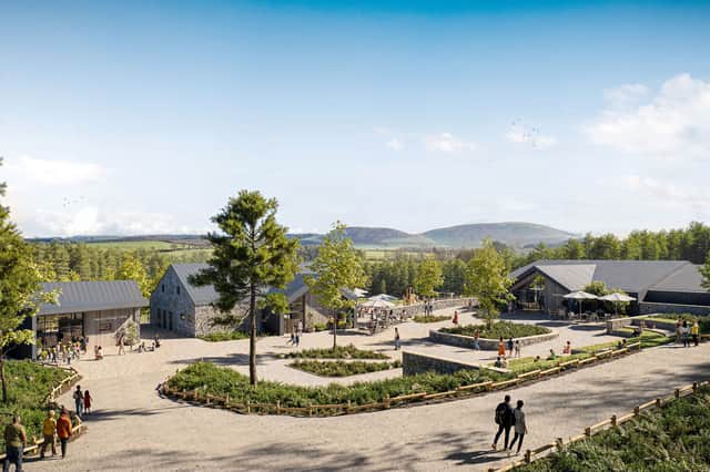 The planned Heritage and Nature Centre at Centre Parcs in the Borders