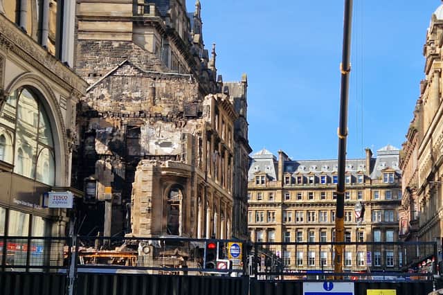 Ravaged Building The complex checks underway before Glasgow Central can fully reopen