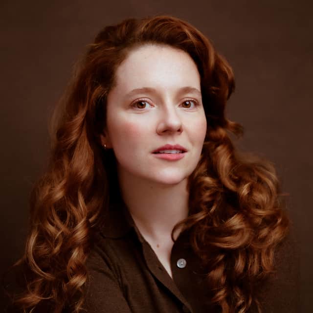 Jessica Hardwick stars in GUSH at the Traverse Theatre in Edinburgh. 
