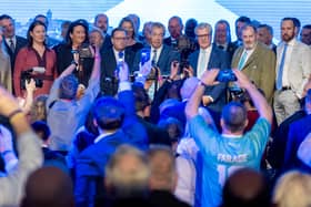 Nigel Farage with his Scottish candidates