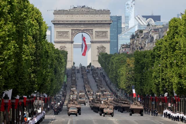 The annual Bastille Day parade on the Champs-Elysees in Paris (Picture: Ludovic Marin)
