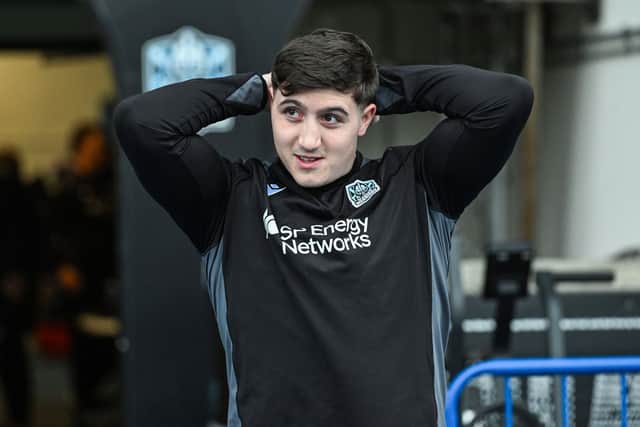 Johnny Ventisei will make his senior professional Glasgow Warriors debut against Leinster on Saturday. (Photo by Rob Casey / SNS Group)
