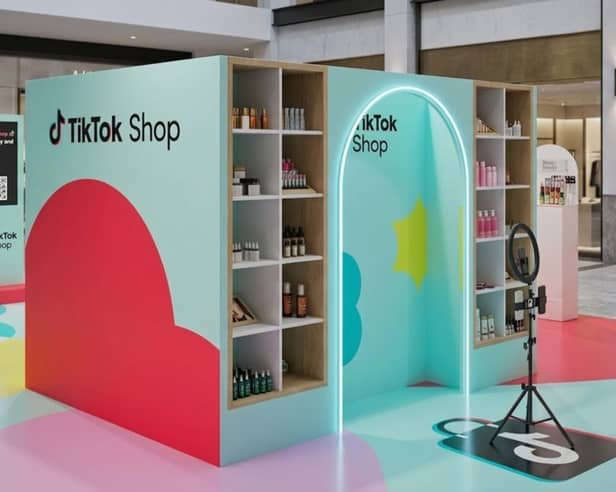 TikTok Shop's Spring Sale Pop-up is coming to one of the UK's best loved shopping centres - and bringing with it discounts of up to 70% off viral beauty, fashion, homeware and tech products. Photo by TikTok/Ready 10 PR.