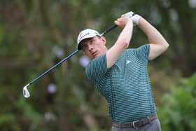 Euan Walker in action during the third round of the Hainan Classic presented by MAEXTRO at the Mission Hills in China 