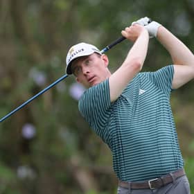 Euan Walker in action during the third round of the Hainan Classic presented by MAEXTRO at the Mission Hills in China 