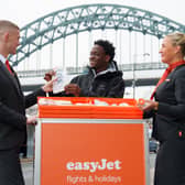 The collaboration marks the launch of easyJet’s new base at Newcastle International Airport.