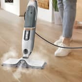 The Shark SteamSpot uses targeted steam to lift dirt from hard floors without chemicals
