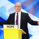 John Swinney has defended the progress his government has made on NHS waiting times.