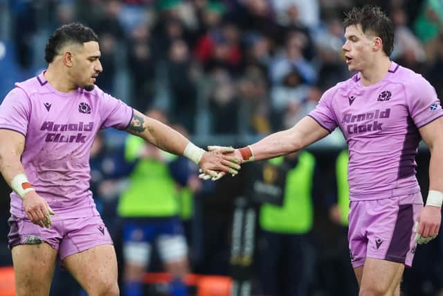 Sione Tuipulotu and Huw Jones both played in all five of Scotland's Guinness Six Nations matches.