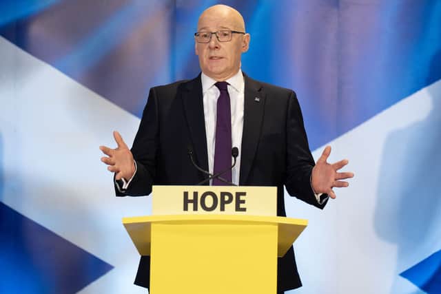 SNP leader John Swinney launched his party's Holyrood 2026 election campaign