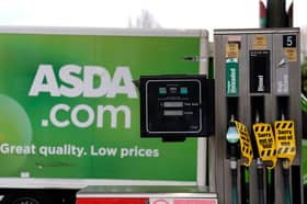 Signs on fuel pumps at the Asda Texaco petrol station in Clapham, south London.  Some petrol pumps are witnessing "temporary shortages" due to tight supply linked to the conflict in the Middle East, the boss of Asda has warned
