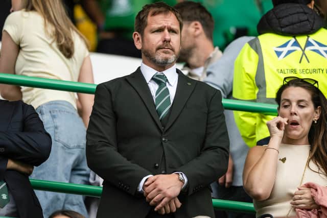 Hibs chief executive Dan Barnett.